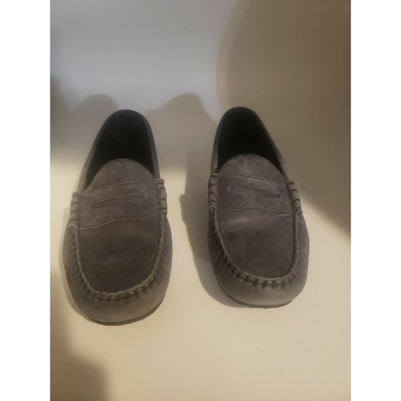 Allen Edmonds AE  Men's Penny Loafers Gray Suede Shoes Size 10 D - Picture 2 of 12